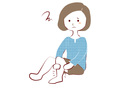 更年期にむくみやすくなる？！<br />症状と原因、対処方法