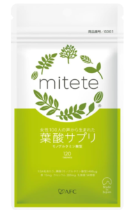mitete葉酸サプリの画像