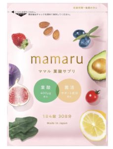 mamaru葉酸サプリの画像